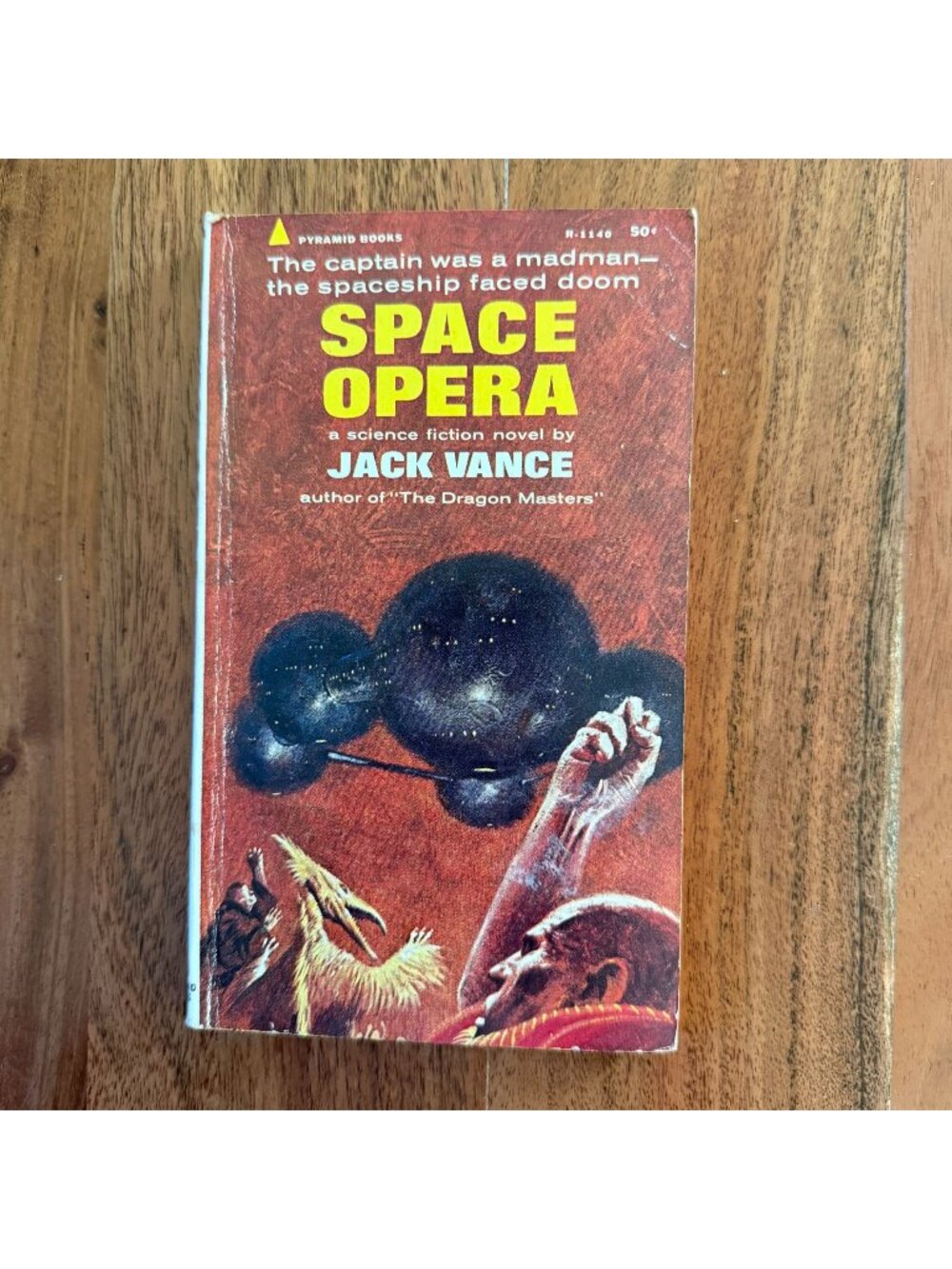 Space Opera Jack Vance 1965 Pyramid PB R-1140 1st Printing Vintage Sci-Fi